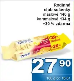 Jip Rodinné Club sušenky nabídka