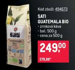 Makro SATI GUATEMALA BIO nabídka