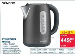 Makro rychlovarná konvice nabídka