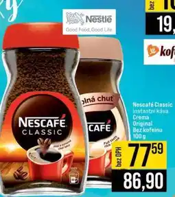 Jip Nescafé Classic nabídka