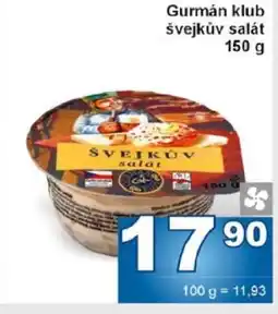 Jip Gurmán Klub Švejkův salát nabídka
