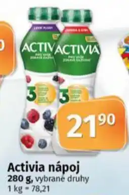 Coop Activia nápoj nabídka