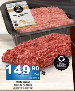 Jip Mleté maso mix 20 % tuku nabídka