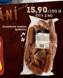 Jip KOSTELECKÉ UZENINY ŠPEKÁČKY nabídka
