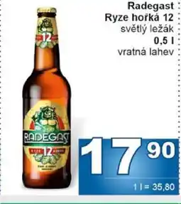 Jip Radegast Ryze Hořká 12 nabídka
