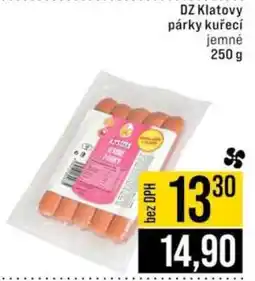Jip DZ Klatovy párky kuřecí jemné nabídka