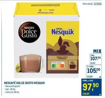 Makro NESCAFÉ DOLCE GUSTO NESQUIK nabídka