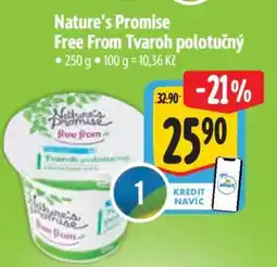 Albert Nature’s Promise Free from Tvaroh polotučný nabídka
