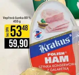 Jip Vepřová šunka 80 % nabídka