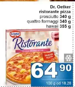 Jip DR. Oetker Ristorante pizza nabídka