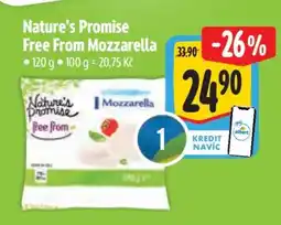 Albert Nature’s Promise Free from Mozzarella nabídka