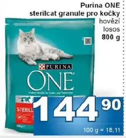 Jip Purina ONE Sterilcat Granule pro kočky nabídka