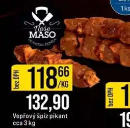 Jip Vepřový špíz pikant cca 3 kg nabídka