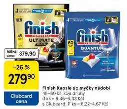 Tesco Finish Kapsle do myčky nádobí nabídka
