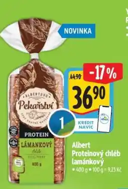Albert Albert Proteinový chléb lamánkový nabídka
