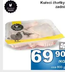 Jip Kuřecí čtvrtky zadní nabídka