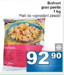 Jip Bofrost gran paella nabídka