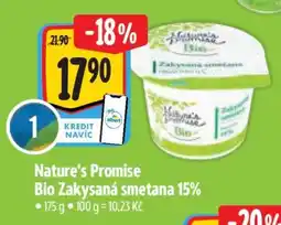 Albert Nature’s Promise Bio Zakysaná smetana 15% nabídka