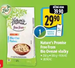 Albert Nature's Promise Free from Bio Ovesné vločky nabídka
