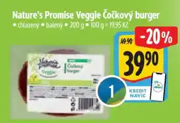 Albert Nature's Promise Veggie Čočkový burger nabídka