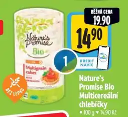Albert Nature's Promise Bio Multicereální chlebíčky nabídka