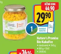 Albert Nature’s Promise Bio Kukuřice nabídka
