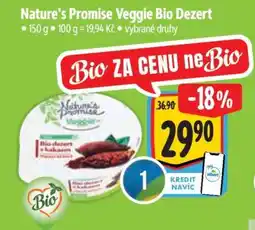 Albert Nature’s Promise Veggie Bio Dezert nabídka