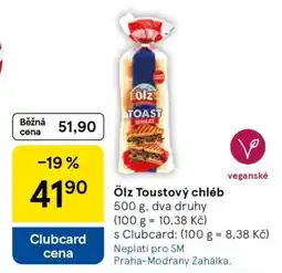 Tesco Ölz toustový chléb nabídka