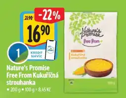 Albert Nature's Promise Free From Kukuřičná strouhanka nabídka