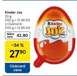 Tesco Kinder Joy nabídka
