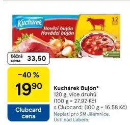 Tesco Kucharek bujón nabídka