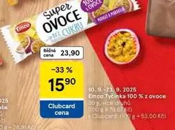 Tesco Emco Tyčinka 100 % z ovoce nabídka