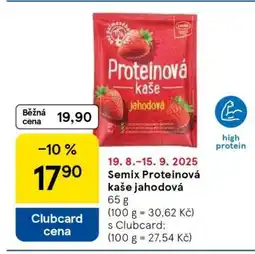 Tesco Semix Proteinová kaše jahodová nabídka