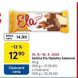 Tesco Sedita Ela Oplatky kakaové nabídka