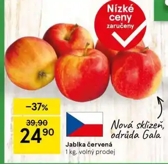 Tesco Jablka červená nabídka