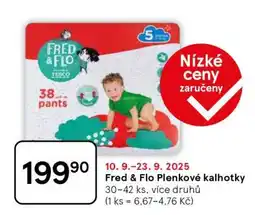 Tesco Fred & Flo Plenkové kalhotky nabídka