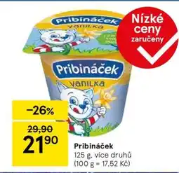 Tesco Pribináček nabídka