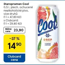Tesco Staropramen Cool nabídka