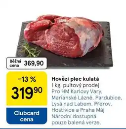 Tesco Hovězí plec kulatá nabídka