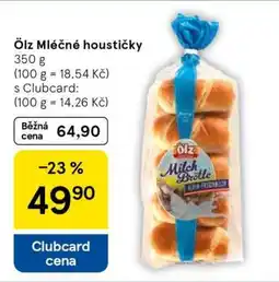 Tesco Ölz Mléčné houstičky nabídka
