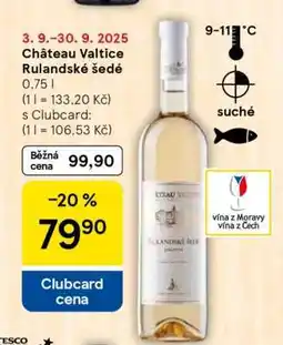 Tesco Château Valtice Rulandské šedé nabídka
