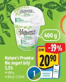 Albert Nature's Promise Bio Jogurt bílý 3,5% nabídka