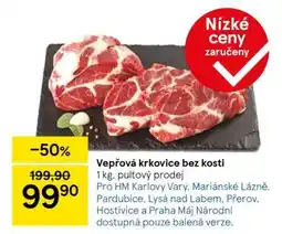 Tesco Vepřová krkovice bez kosti nabídka