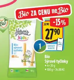 Albert Bio Sýrové tyčinky nabídka