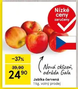 Tesco Jablka červená nabídka