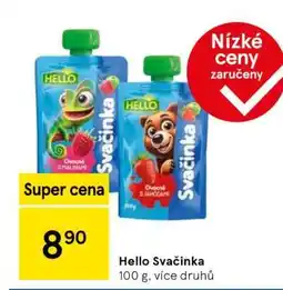 Tesco HELLO Svačinka nabídka