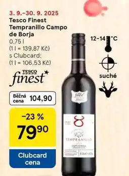 Tesco Tesco Finest Tempranillo Campo de Borja nabídka