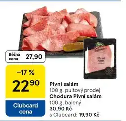 Tesco Pivní salám nabídka