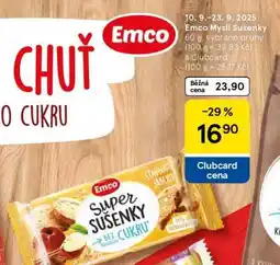 Tesco Emco Mysli sušenky nabídka