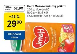 Tesco Hami masozeleninový příkrm nabídka